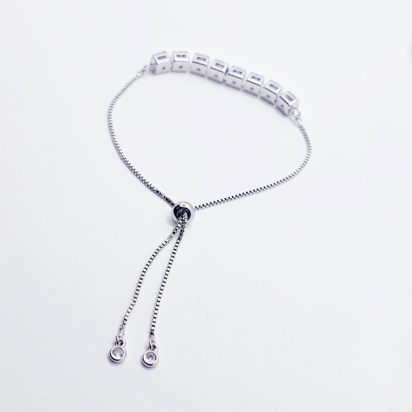 Sparkling Platinum Penis Noose Cock Bracelet, Erotic Intimate Body Jewelry for Men