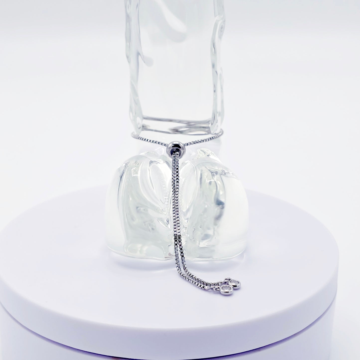Platinum Penis Noose Bracelet, Erotic Intimate Jewelry for Men
