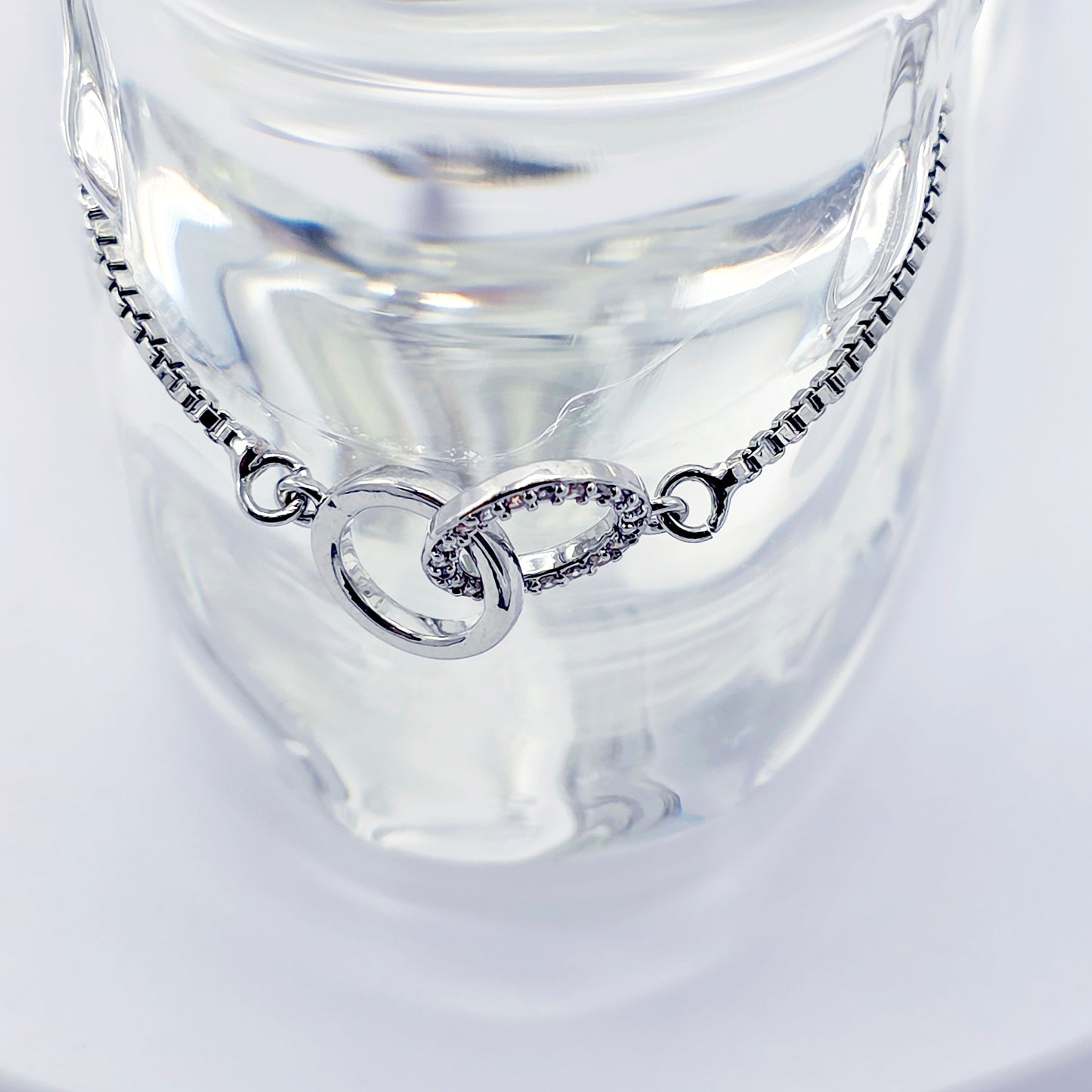 Platinum Penis Noose Bracelet, Erotic Intimate Jewelry for Men