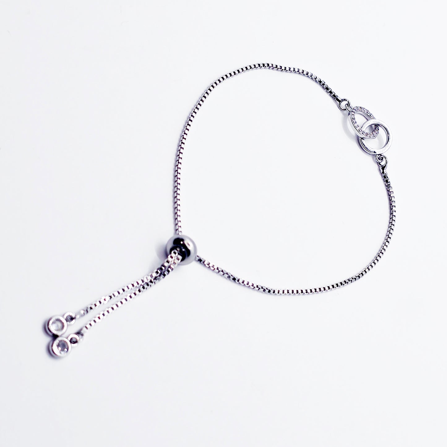 Platinum Penis Noose Bracelet, Erotic Intimate Jewelry for Men