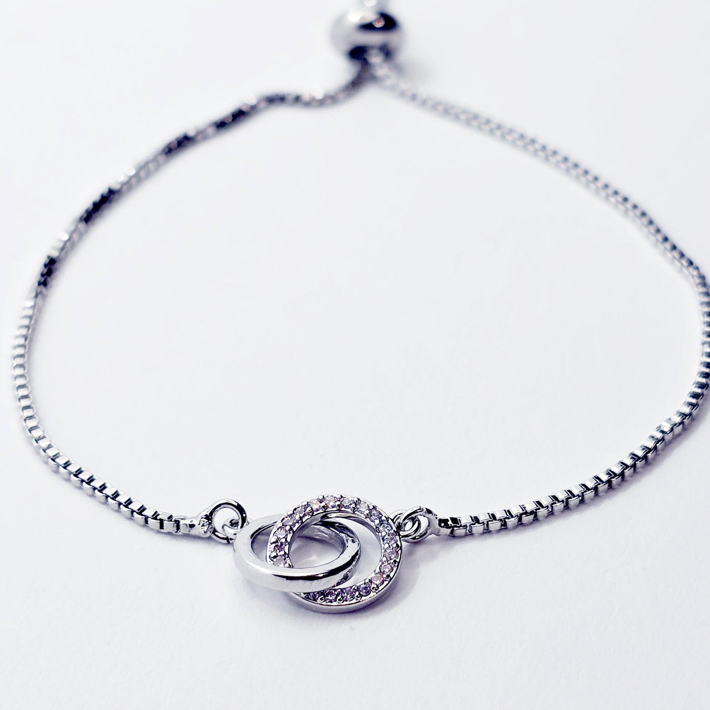 Platinum Penis Noose Bracelet, Erotic Intimate Jewelry for Men
