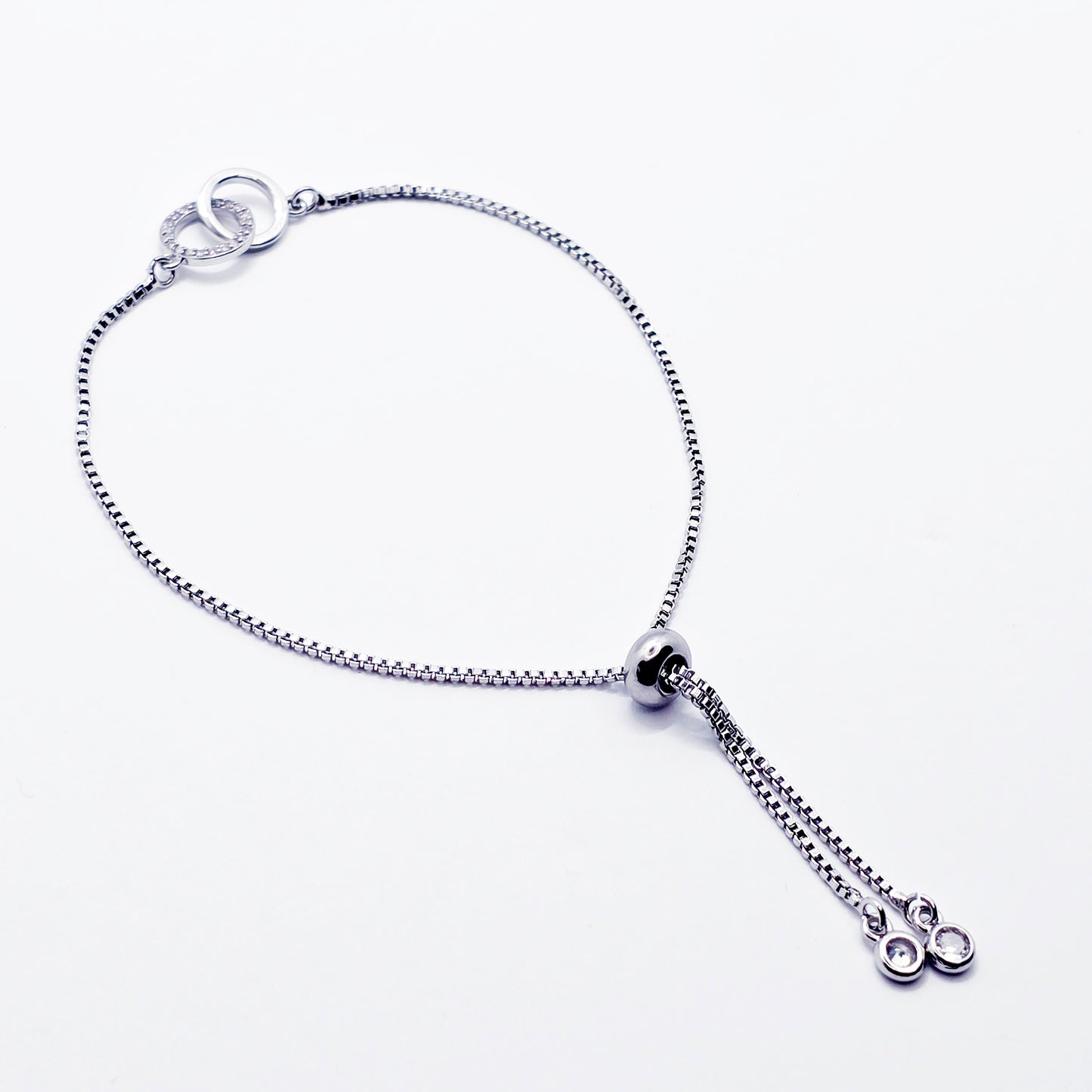 Platinum Penis Noose Bracelet, Erotic Intimate Jewelry for Men