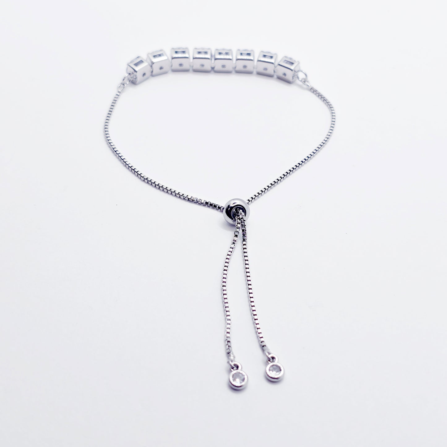 Sparkling Platinum Penis Noose Cock Bracelet, Erotic Intimate Body Jewelry for Men
