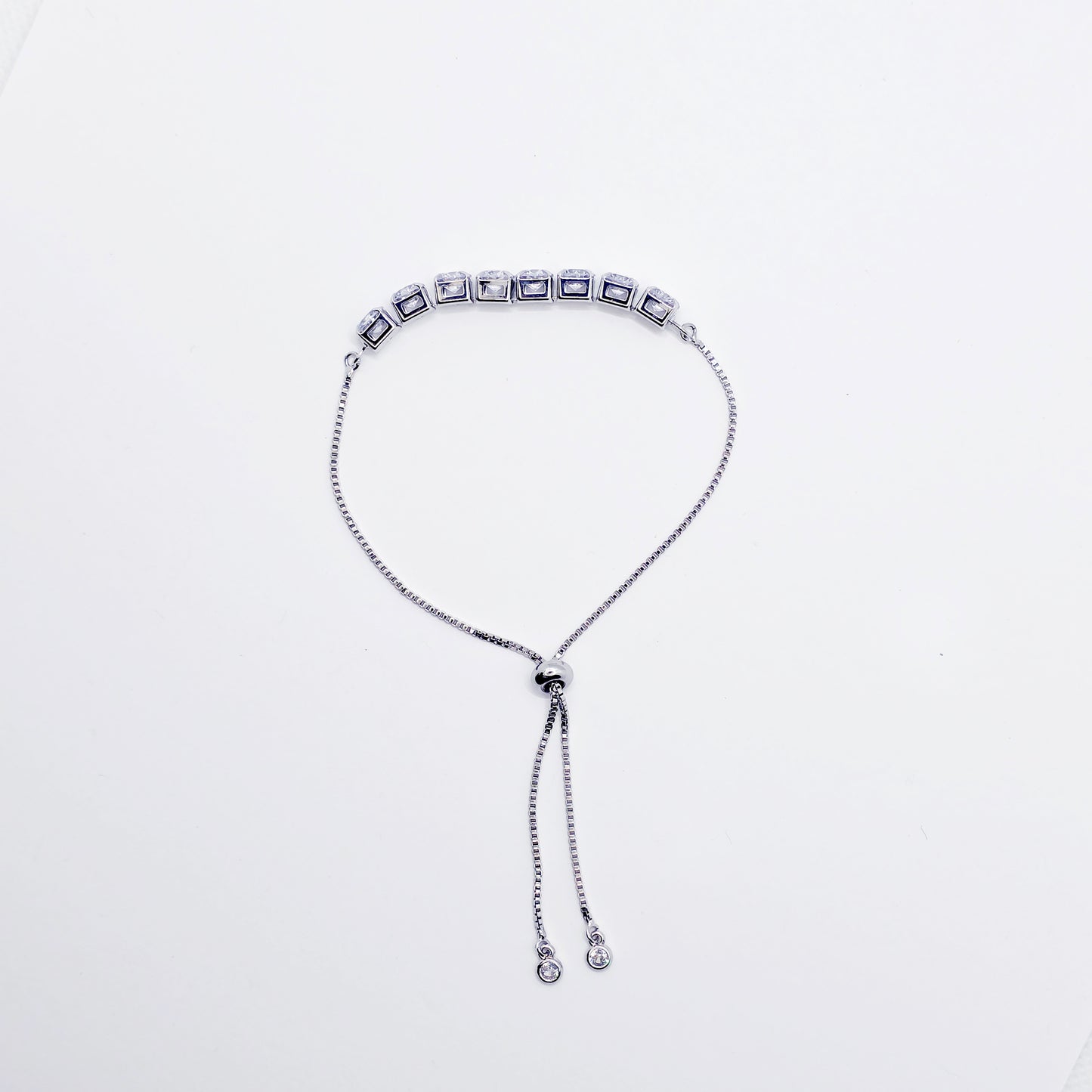Sparkling Platinum Penis Noose Cock Bracelet, Erotic Intimate Body Jewelry for Men