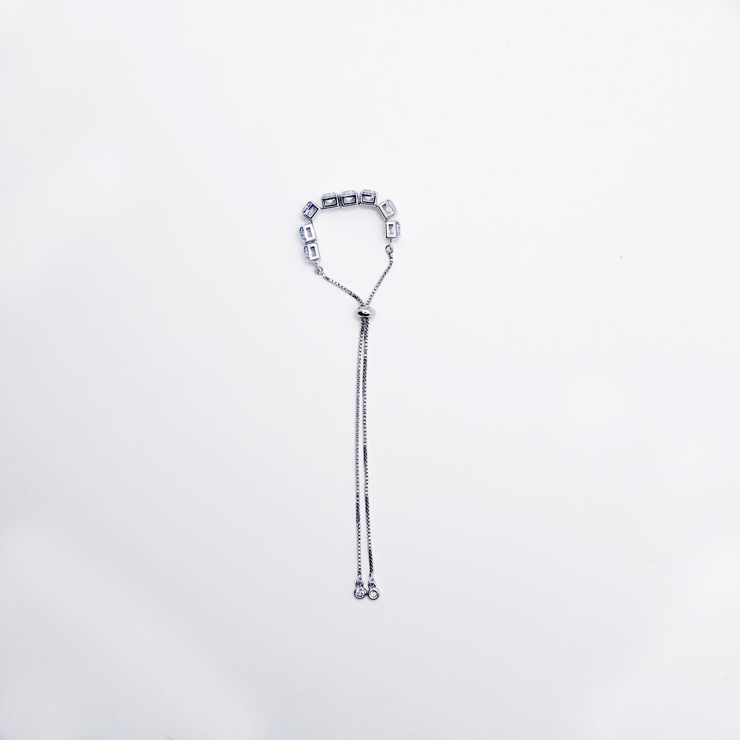 Sparkling Platinum Penis Noose Cock Bracelet, Erotic Intimate Body Jewelry for Men