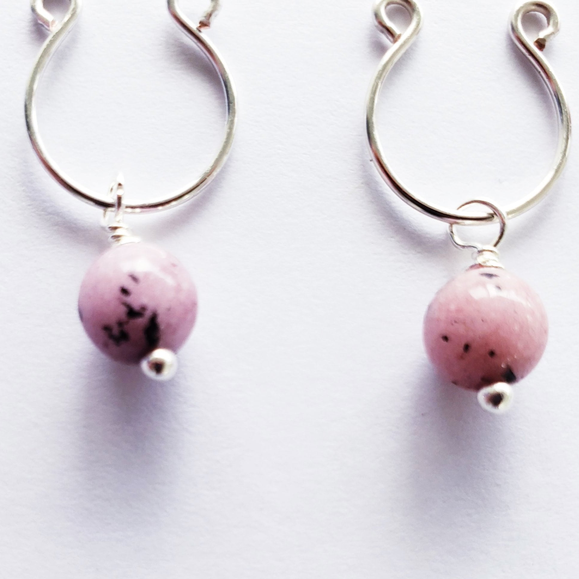 Rhodonite Nipple Rings