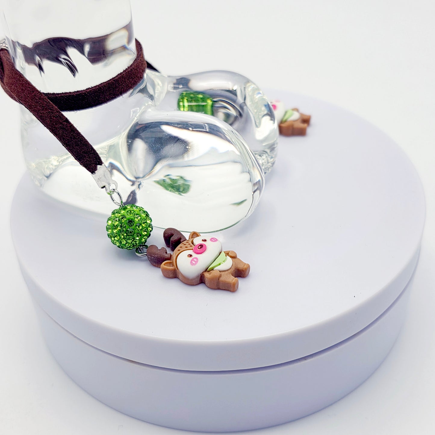 Cute Little Reindeer Penis Noose. Naughty Holiday Jewelry for Men