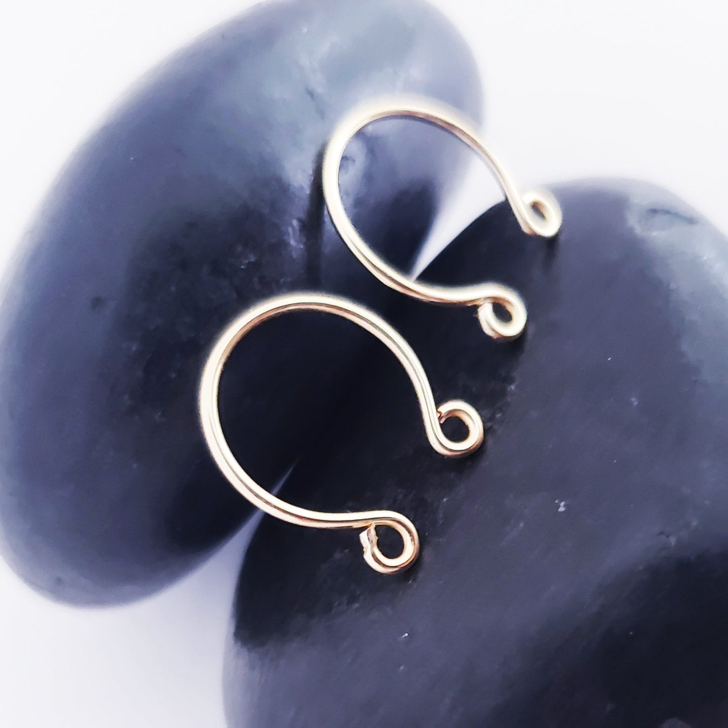 Non Piercing Nipple Rings. Pair of two. Silver, Gold, or Rose Gold