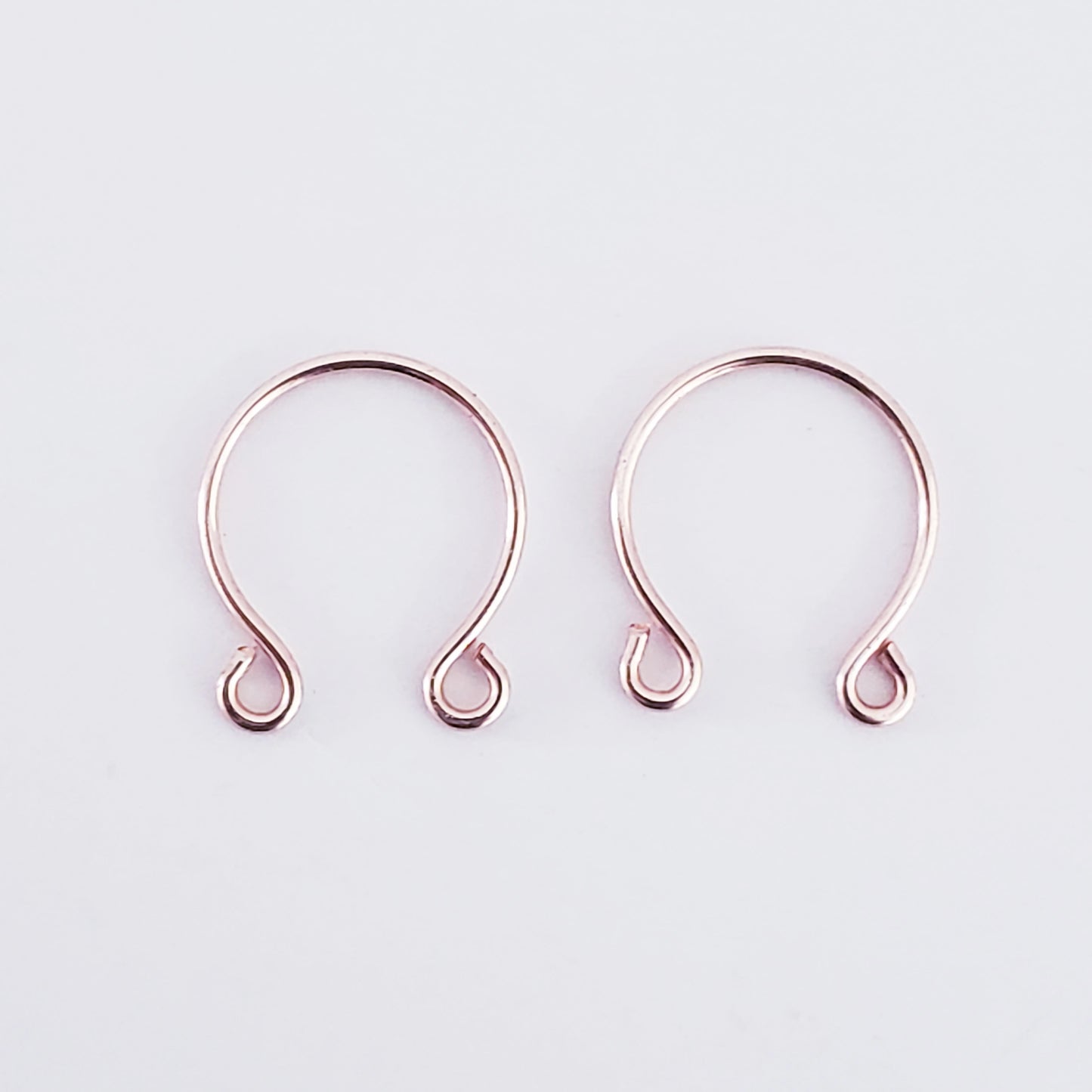 Non Piercing Nipple Rings. Pair of two. Silver, Gold, or Rose Gold