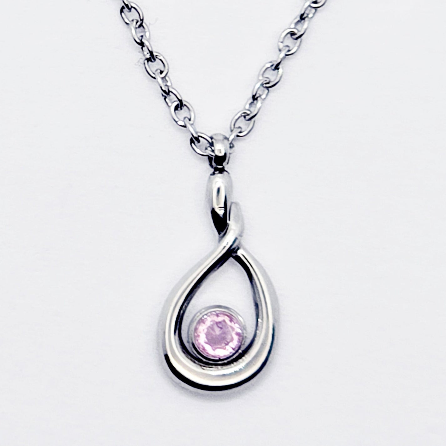 Labia Chain Dangle, Stainless Steel, with Pink Crystal Pendant. Erotic ...