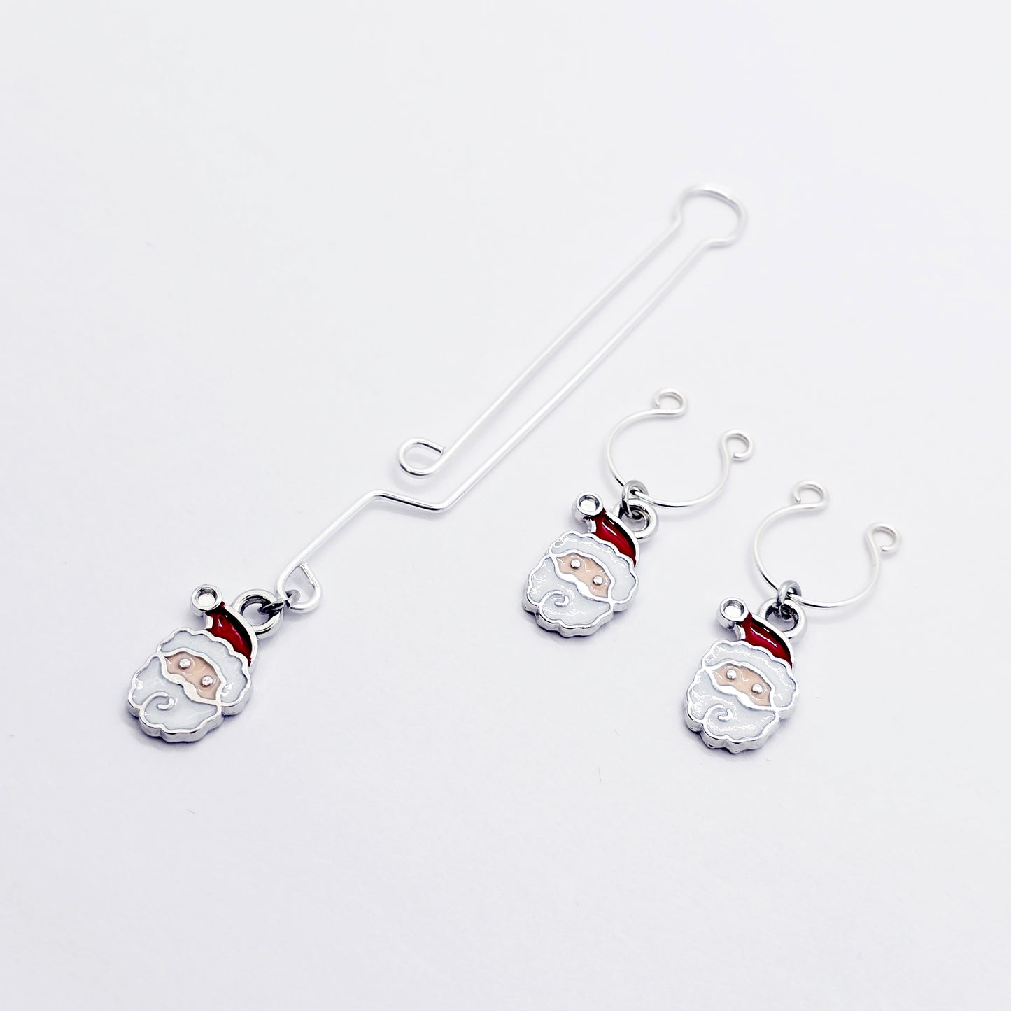 Santa Nipple Rings and Labia Clip Set