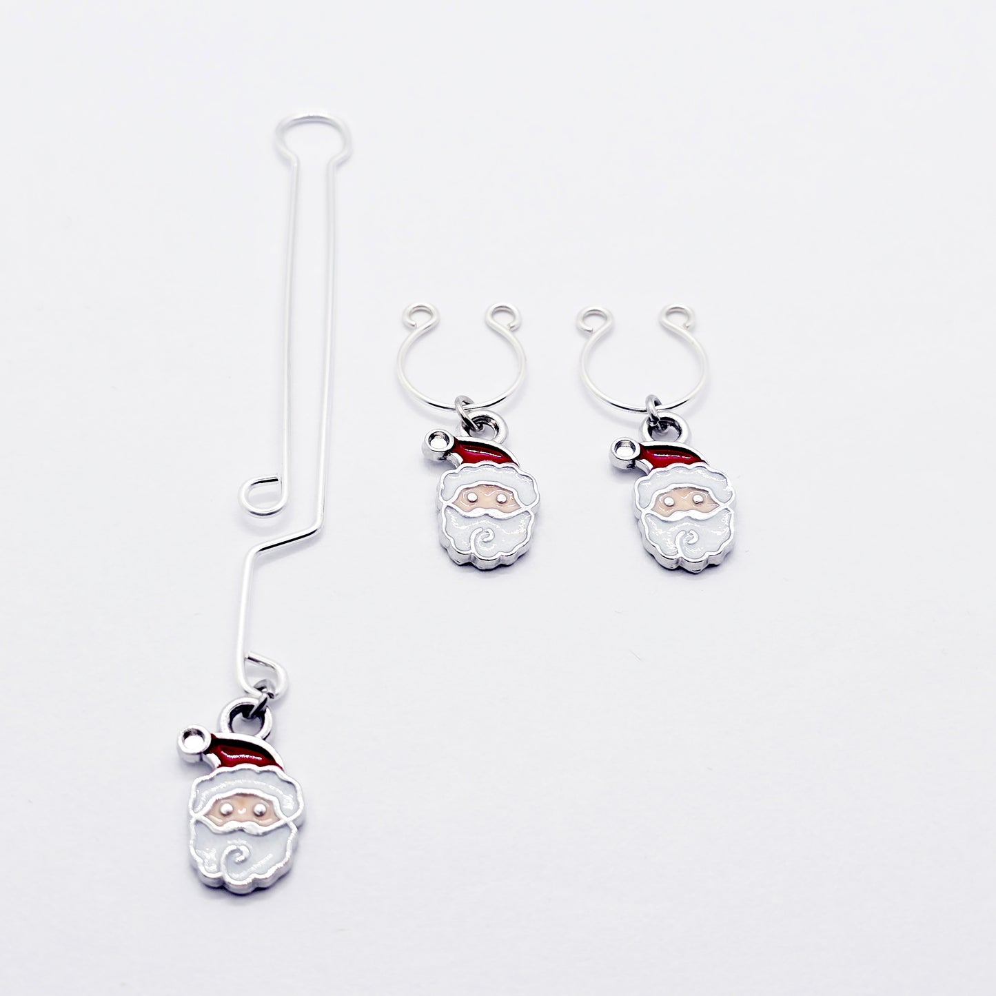 Santa Nipple Rings and Labia Clip Set