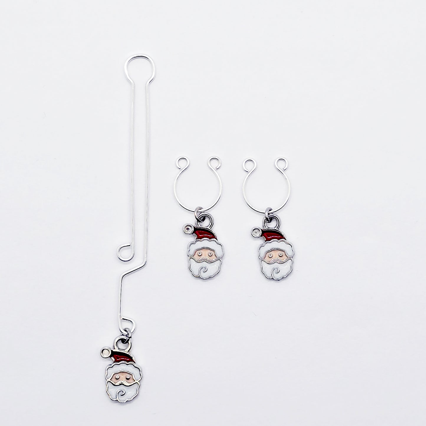 Santa Nipple Rings and Labia Clip Set