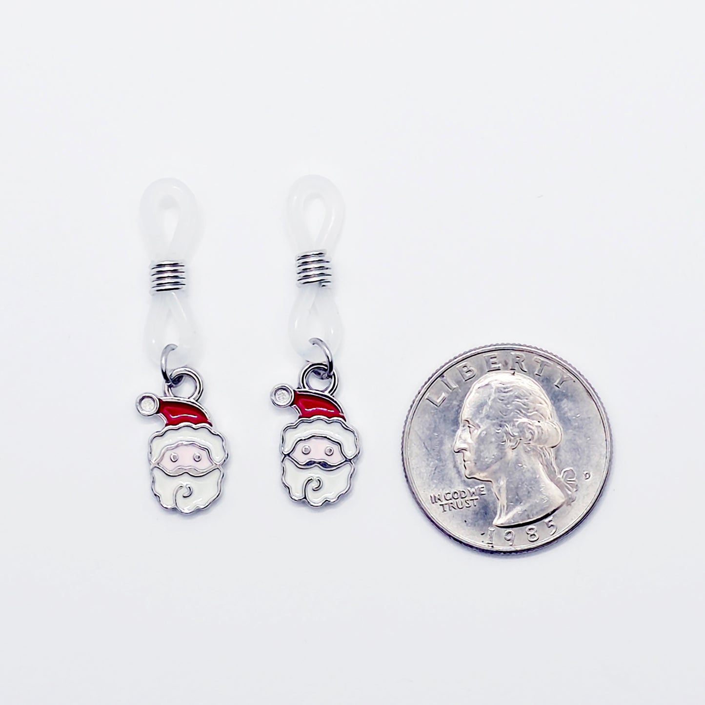 Small Non-Piercing Nipple Nooses with Santas 