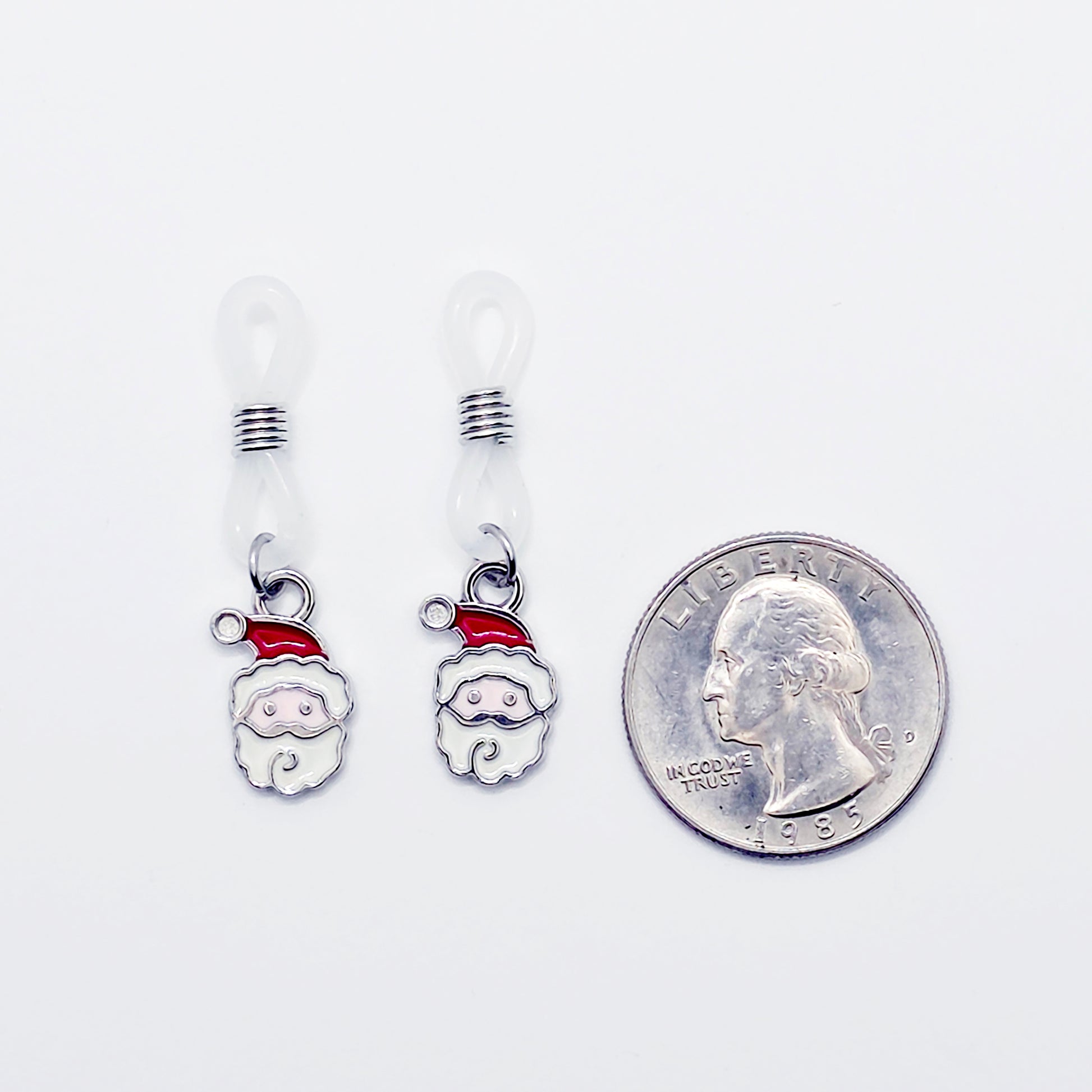 Small Non-Piercing Nipple Nooses with Santas 