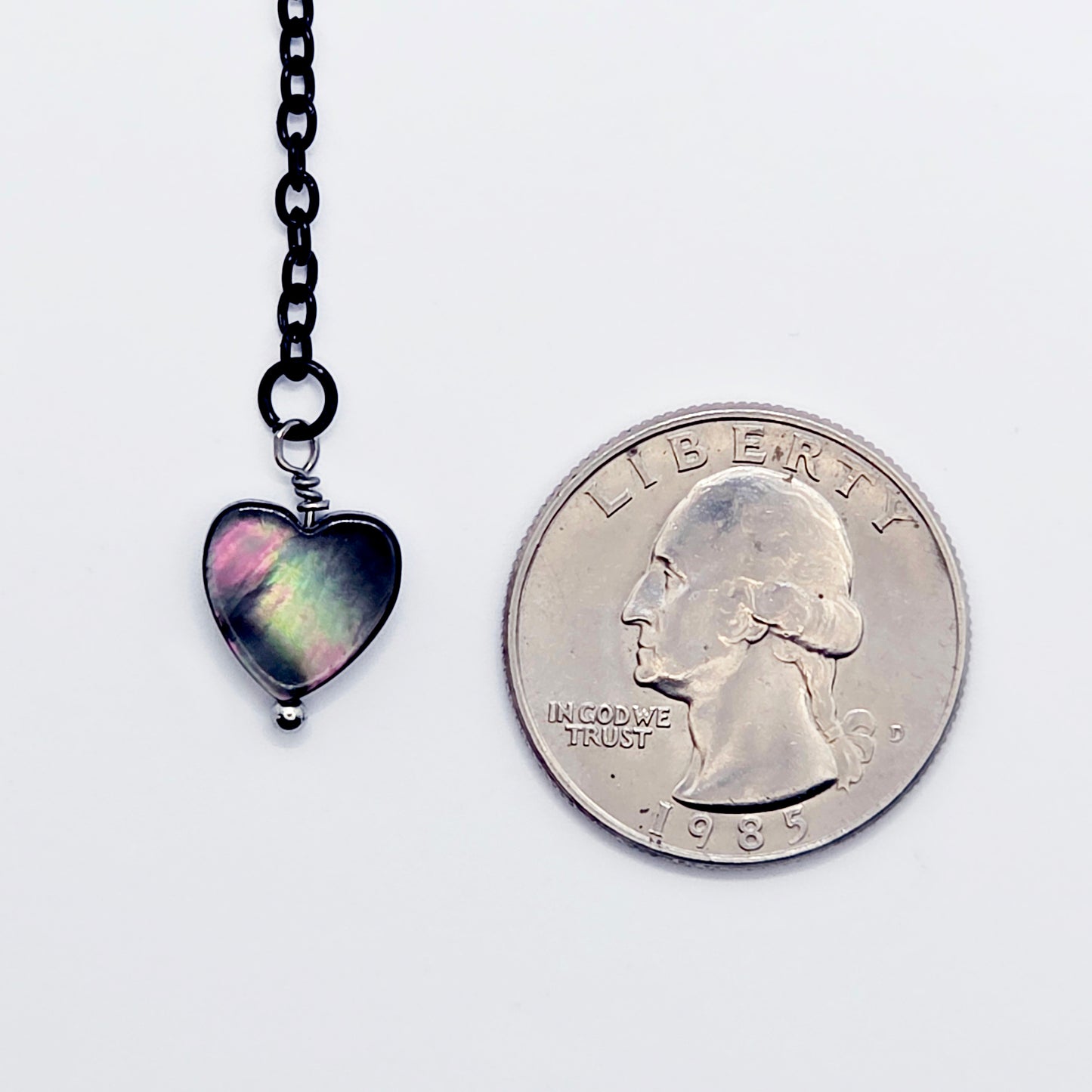 Penis Chain Noose with Shell Heart. Adjustable Non Piercing Penis Jewelry