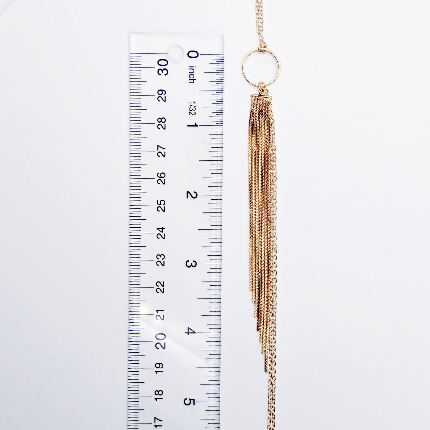 18K Gold Tassel Necklace to Nipple With Your Choice of Nipple Attachment.