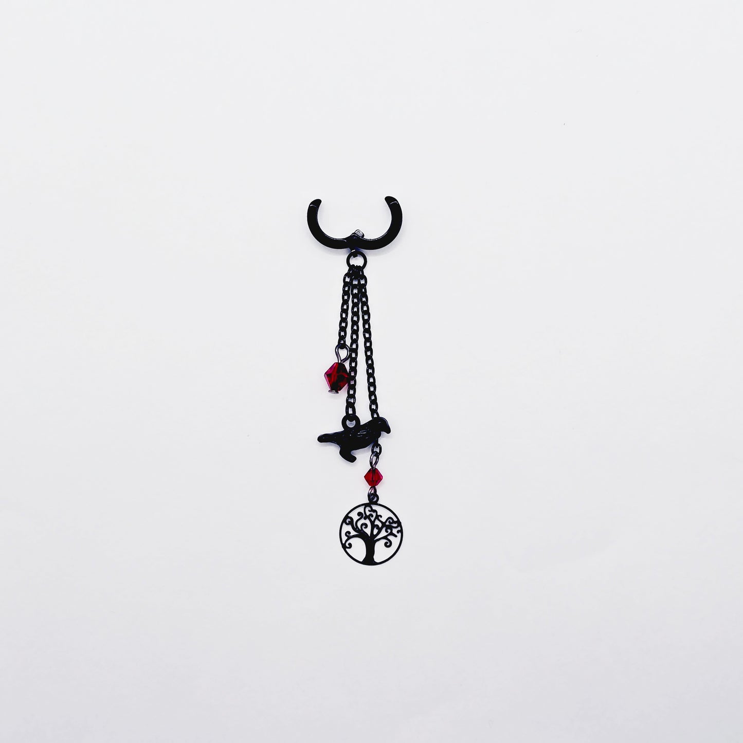 Non-Piercing Nipple Dangles and VCH Clip with Ravens. Nipple Nooses or Your Choice of Nipple Clamps.