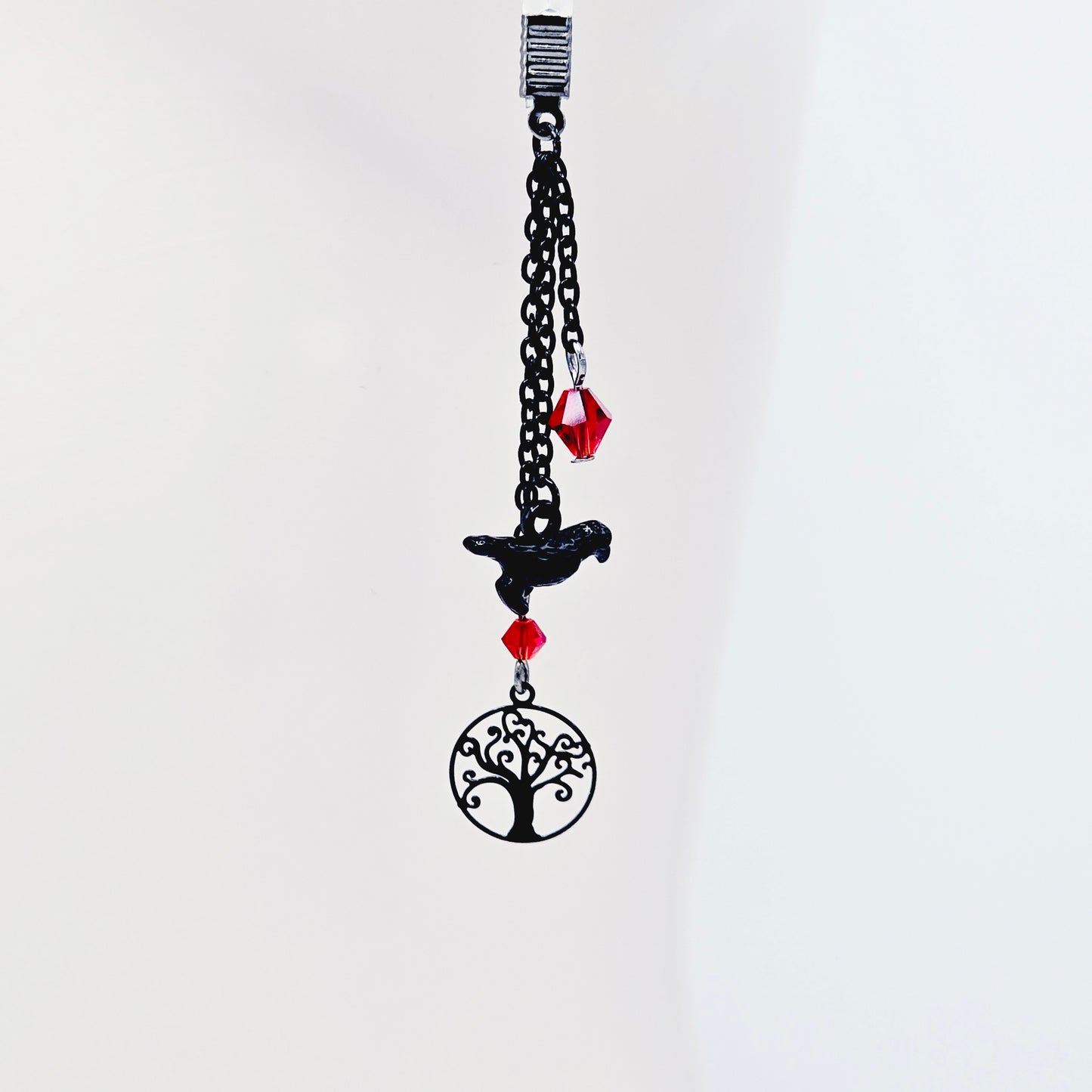 Non-Piercing Nipple Dangles with Ravens. Nipple Nooses or Your Choice of Nipple Clamps.