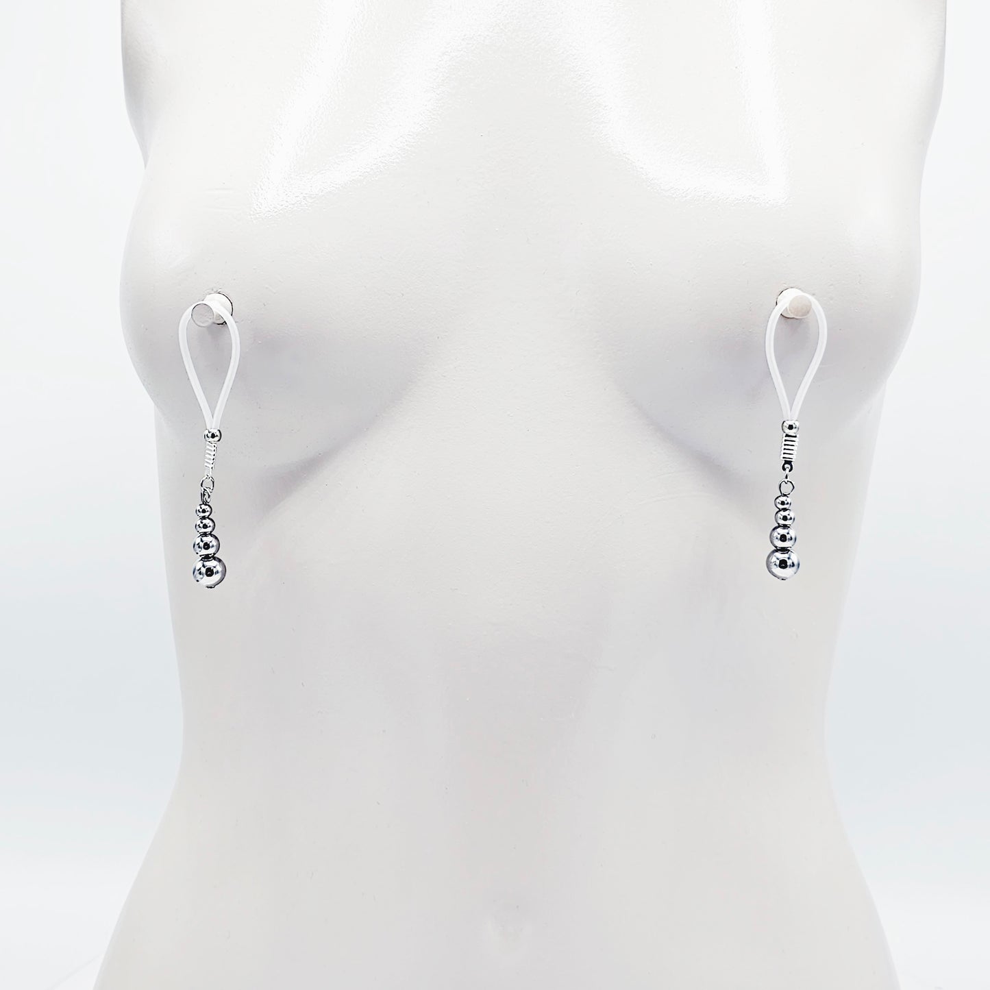 Stainless Steel Weighted Nipple Nooses in Silver or Gold