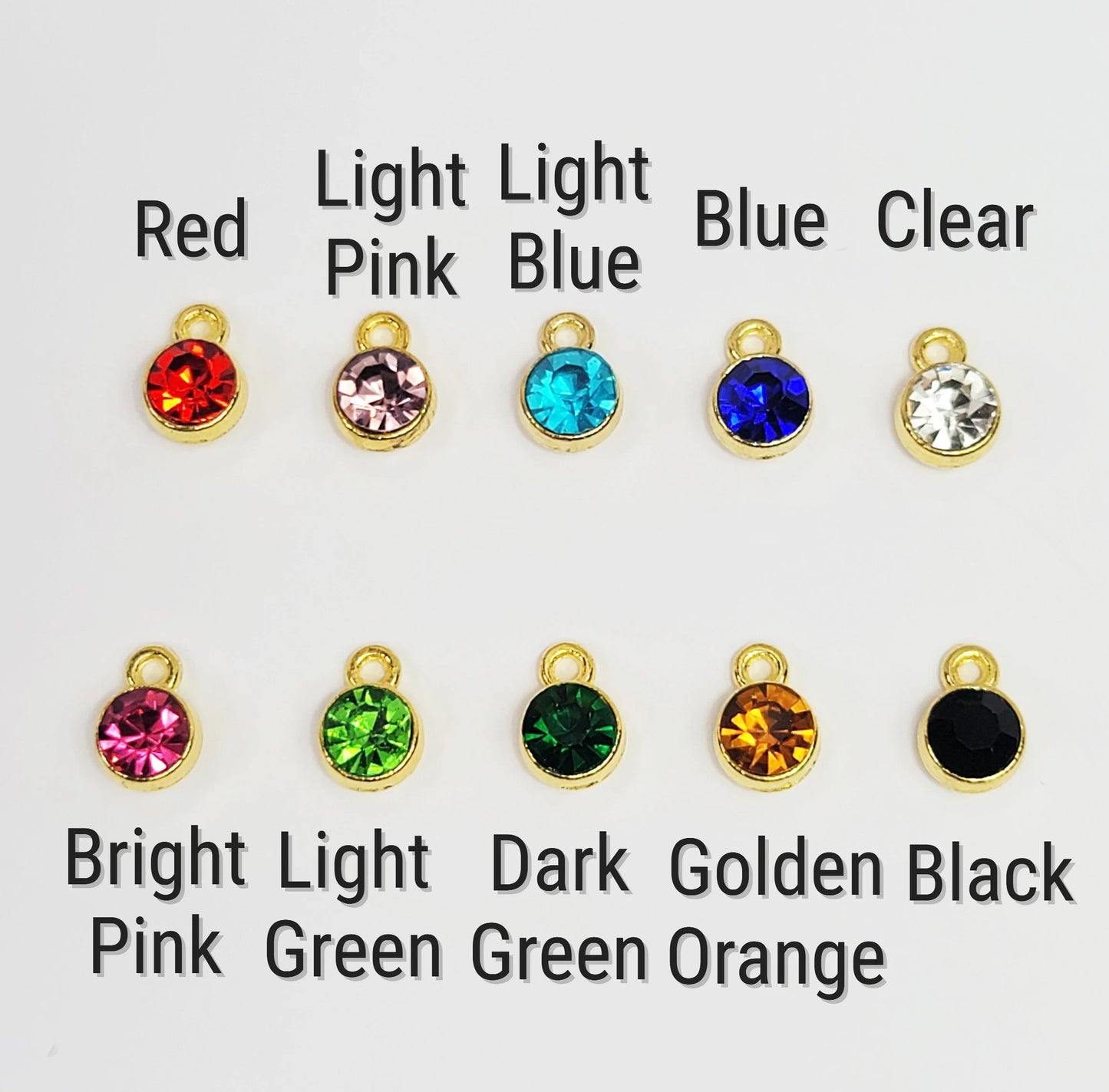 Faux Piercing Chain Dangle, Gold Stainless Steel with Gemstone Dangle. Non Piercing,  Body Jewelry, MATURE