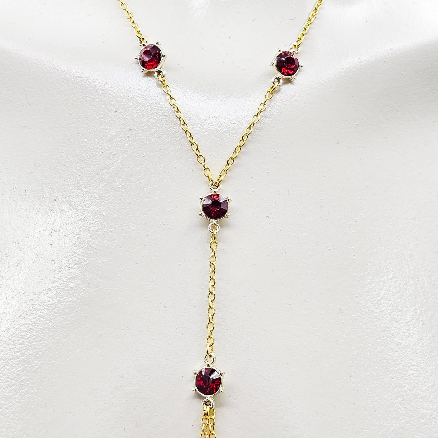 Necklace To Nipple with Gemstones. Choose Non-Piercing Nooses, Nipple Clamps, or use with your Piercings.