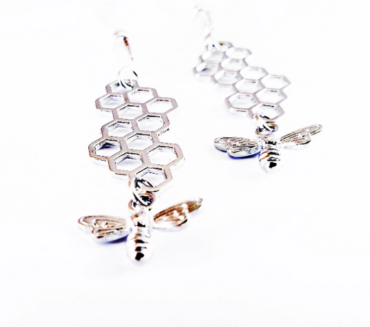 Bee Nipple Dangles on Nipple Nooses or your choice of Nipple Clamps. Non Piercing Nipple, BDSM