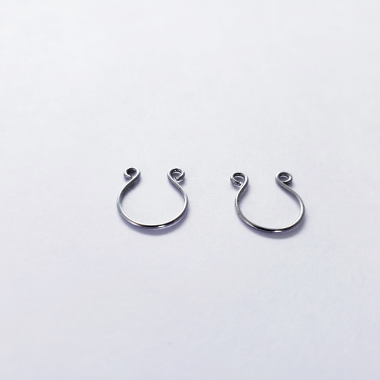 Non Piercing Stainless Steel Nipple Rings.