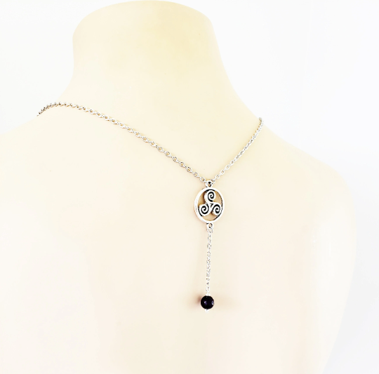 Triskelion Backdrop Necklace with Your Choice of Nipple Attachment