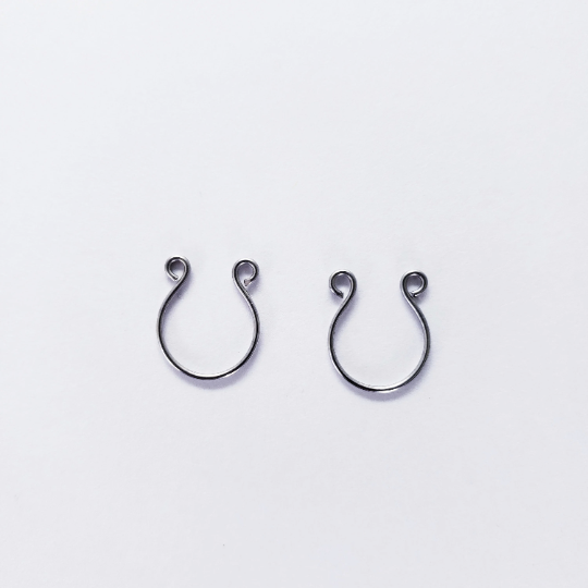 Non Piercing Stainless Steel Nipple Rings.