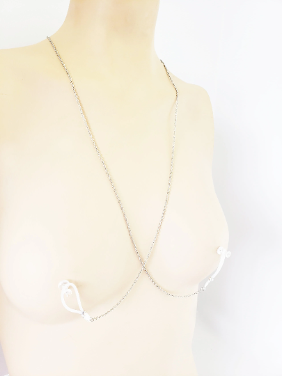 Star Backdrop Necklace with attached Nipple Nooses