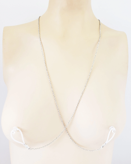 Star Backdrop Necklace with attached Nipple Nooses