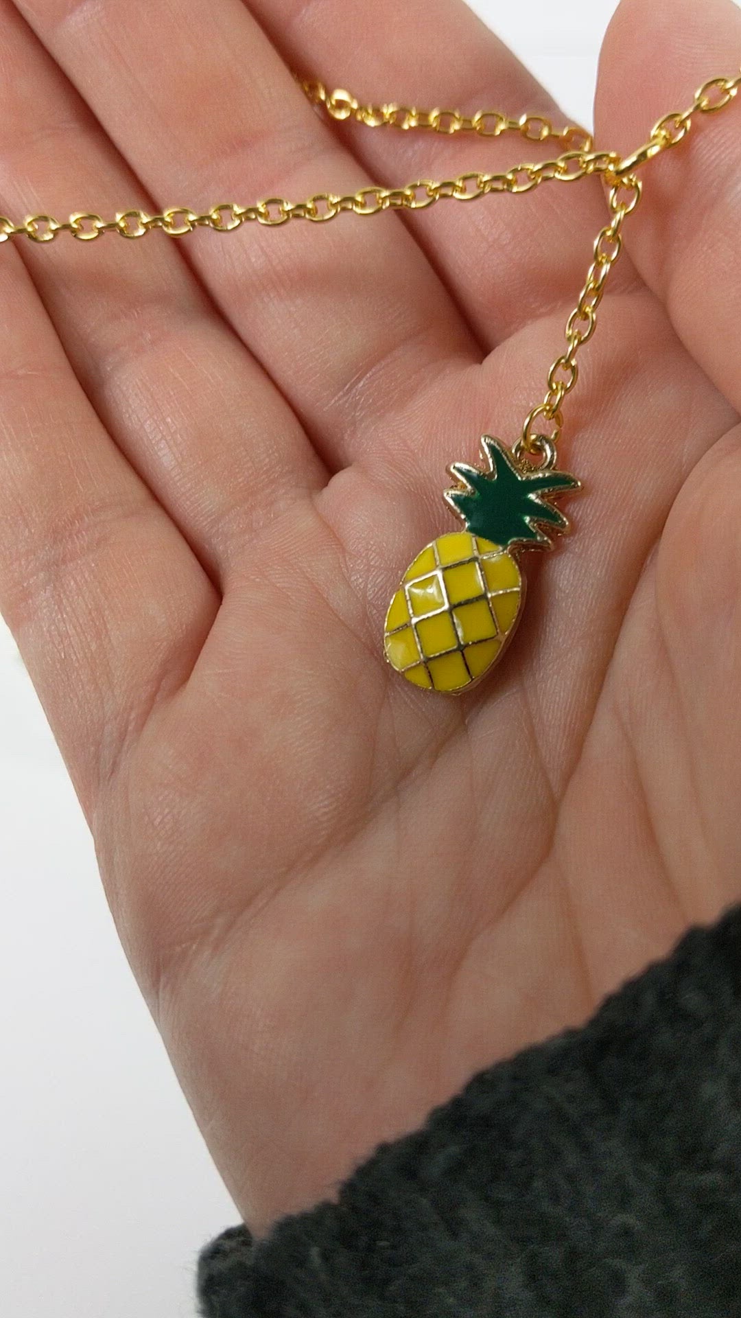 Pineapple Penis Noose, Gold. Non Piercing Cock Chain Jewelry, Lifestyl –  Why Bee Normal