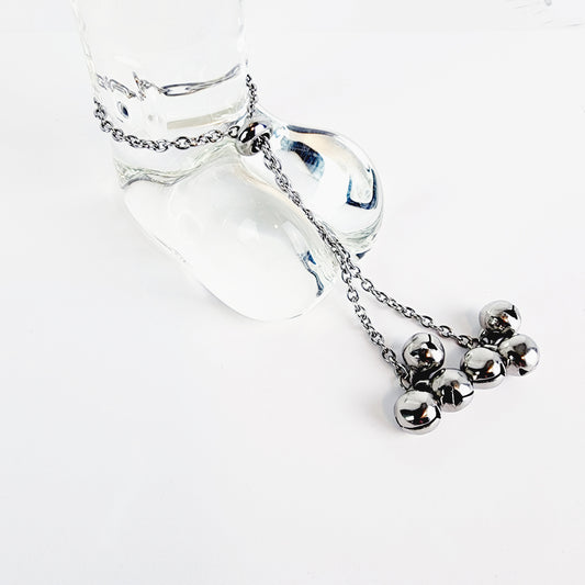 Chain Penis Noose with Bells, Stainless Steel. Jingling Penis Bracelet. MATURE Body Jewelry for Men. BDSM Submissive