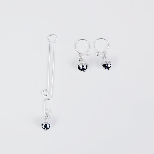 Nipple Rings and Labia Clip with Bells