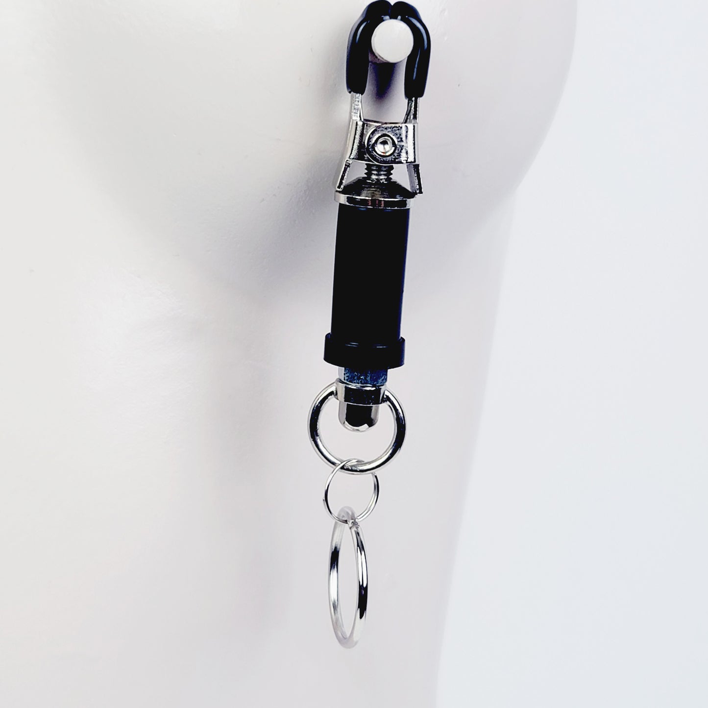 Bondage Ring Barrel Nipple Clamps