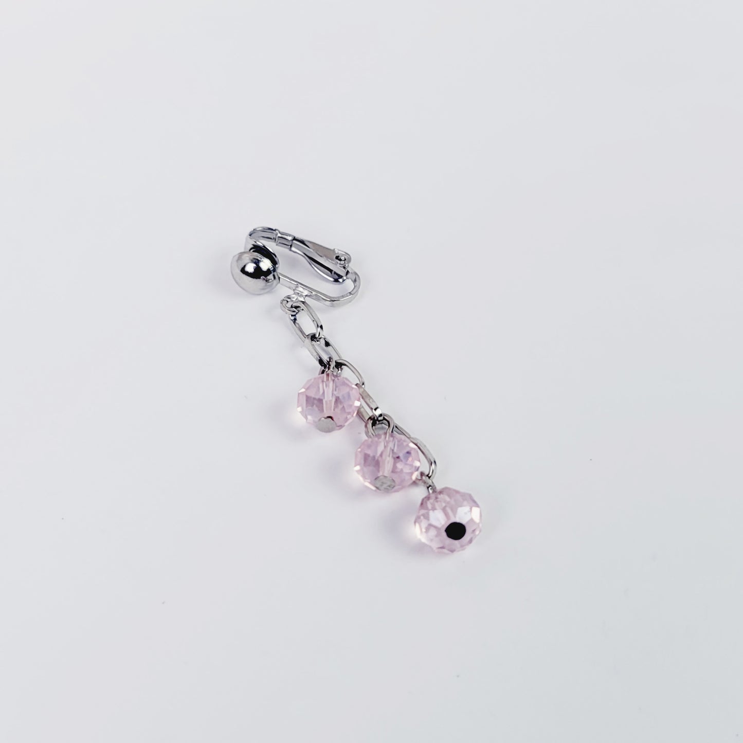 VCH Clip with Bead Dangle, Non Piercing Intimate Body Jewelry for Women
