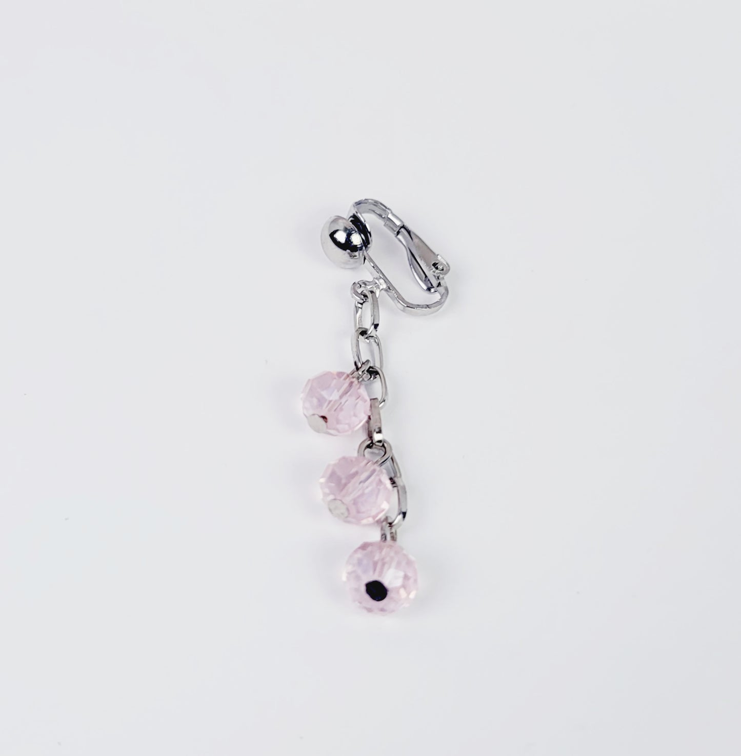 VCH Clip with Bead Dangle, Non Piercing Intimate Body Jewelry for Women