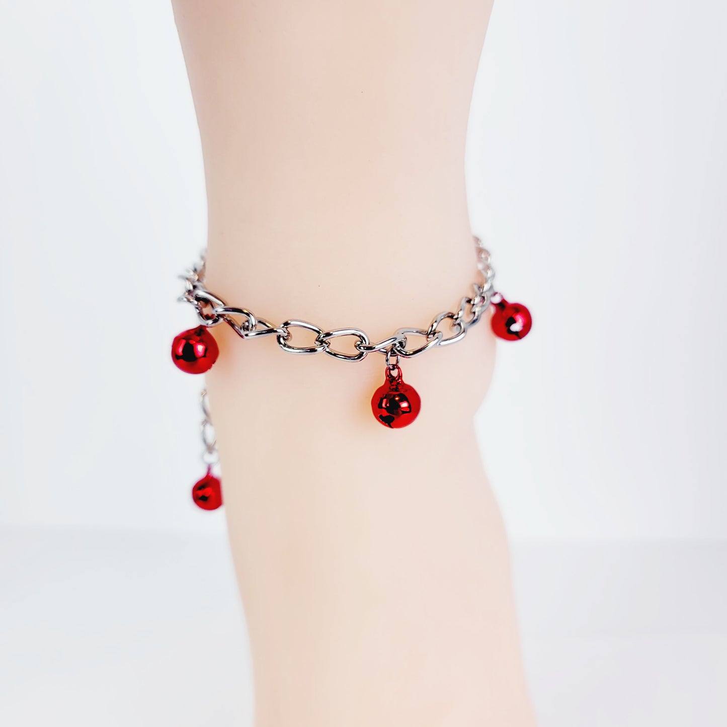 Bell Anklet Adjustable. Ankle Bracelet with Bells. BDSM, Kink, Fetish, Submissive, Slave