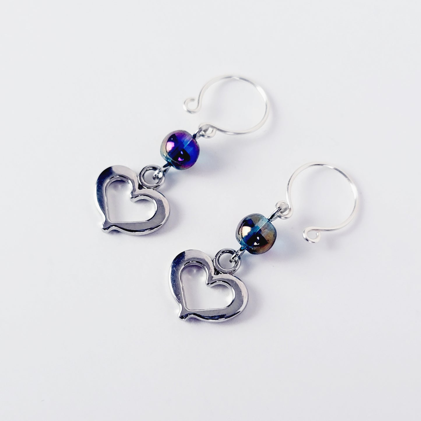 Non Piercing Nipple Rings with Hearts. Fake Intimate Piercings. Sex Toy for Women. BDSM