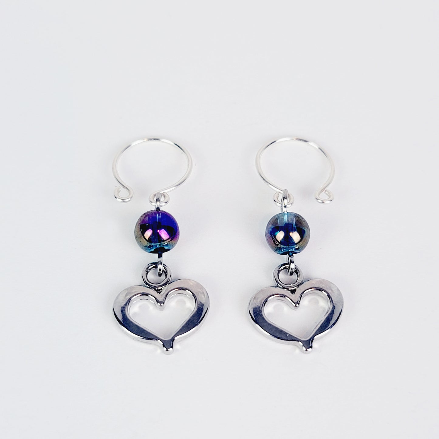 Non Piercing Nipple Rings with Hearts. Fake Intimate Piercings. Sex Toy for Women. BDSM