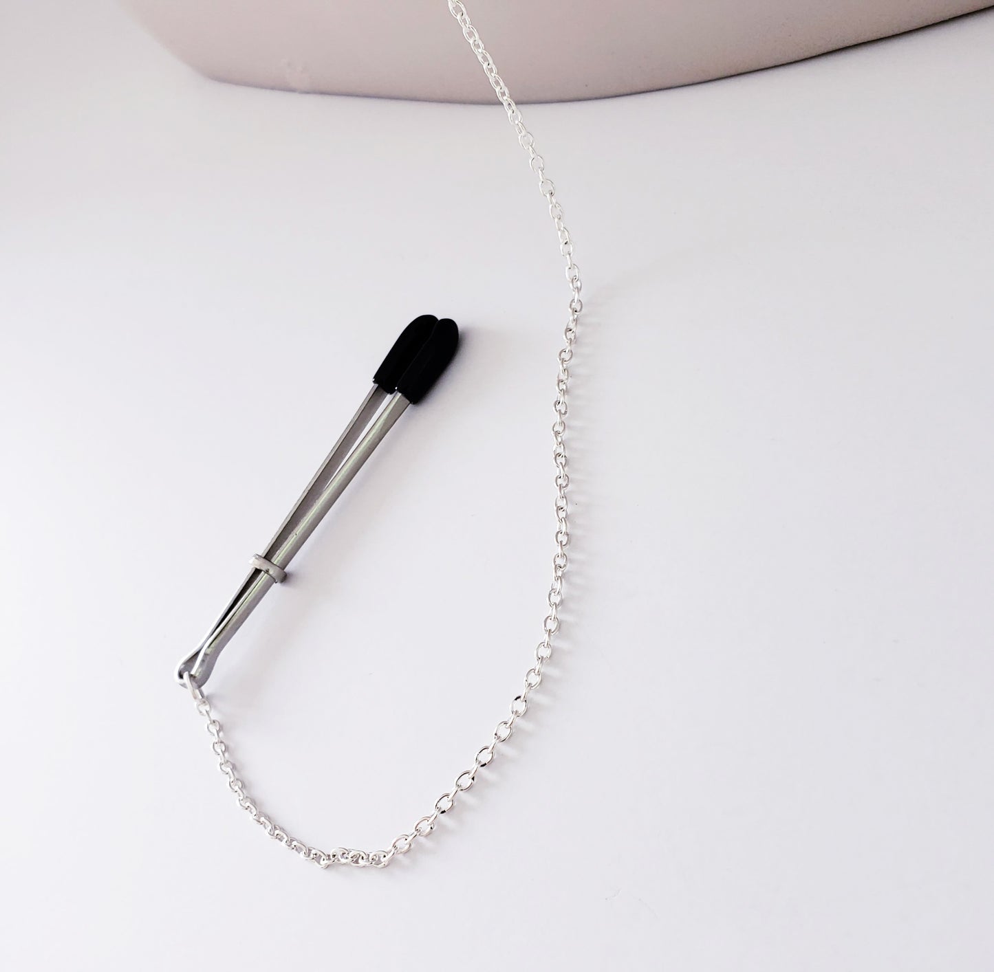 Triple Tweezer Clamp or Adjustable Clamp Circle Of O Necklace to Nipple Clamps and Clit Clamp.