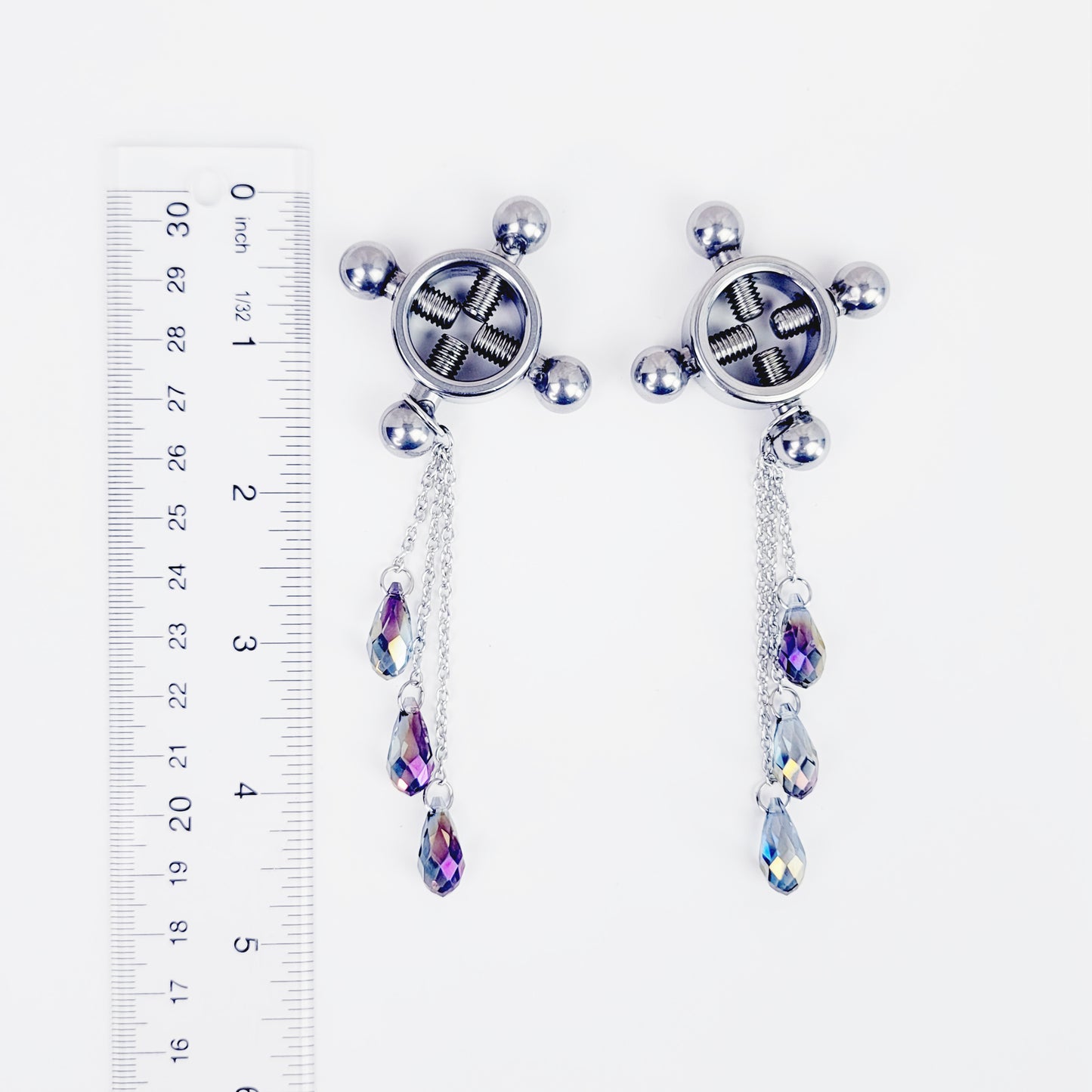 Ring Of Fire Steel Clamps with Crystals