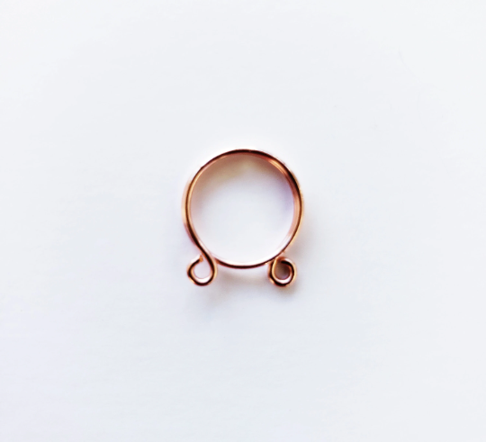 Rose Gold Nipple Rings Non Piercing, Set of 2. Fake Piercings , Intimate Jewelry, Kink, Fetish , adjustable nipple rings, BDSM