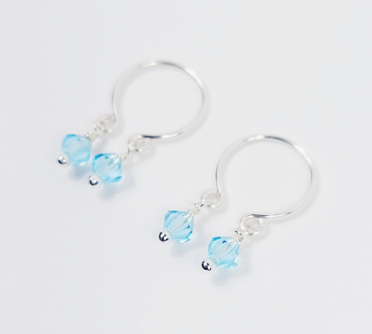 Non Piercing Nipple Rings with Crystals.