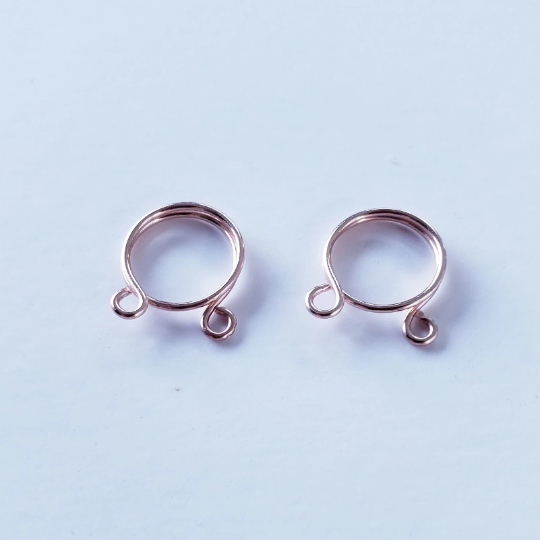 Rose Gold Nipple Rings Non Piercing, Set of 2. Fake Piercings , Intimate Jewelry, Kink, Fetish , adjustable nipple rings, BDSM