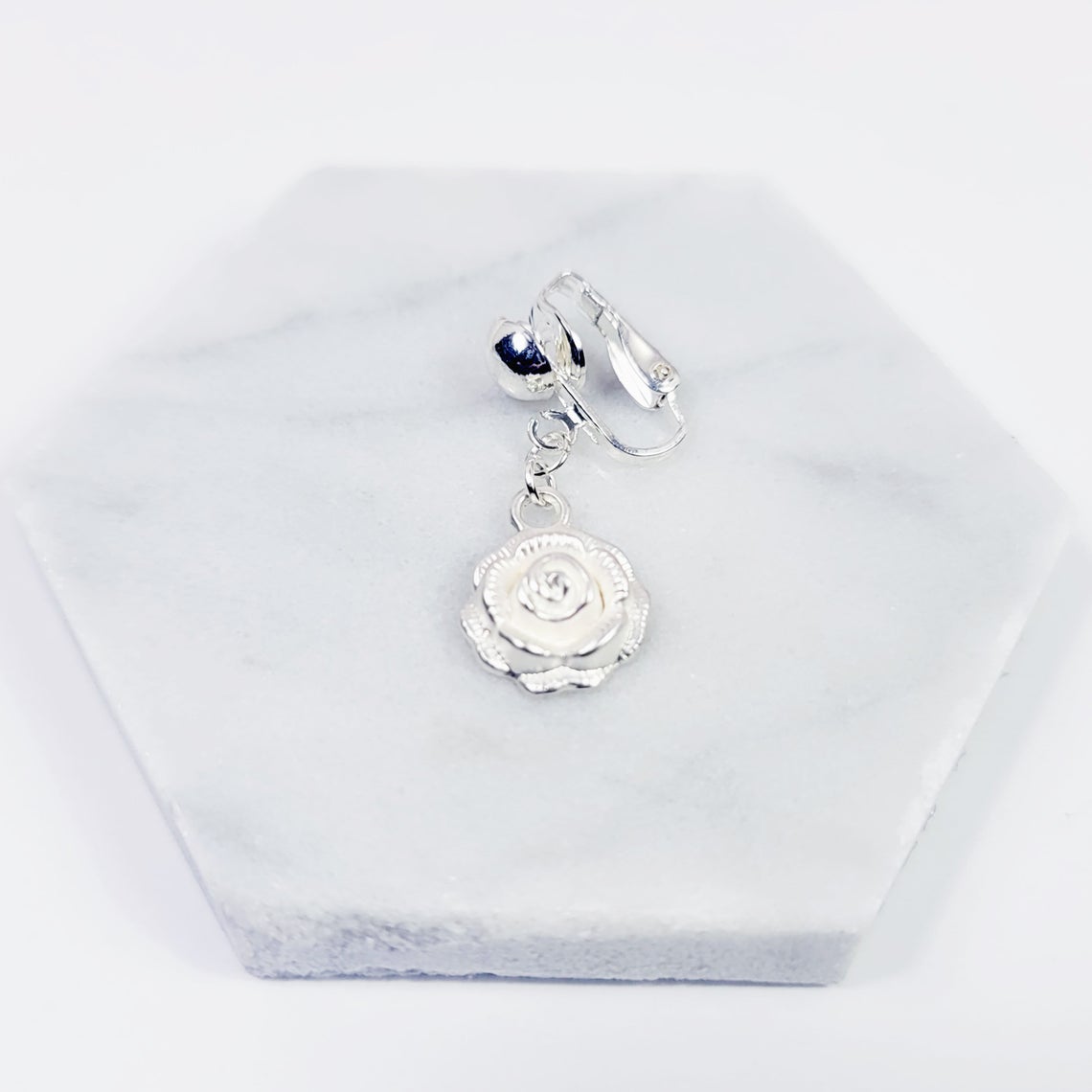 Silver Rose VCH Clip