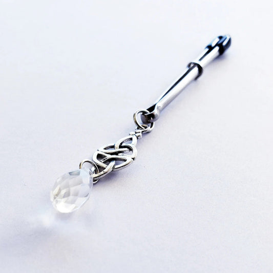 Celtic Knot and Crystal Tweezer Clitoral Clamp