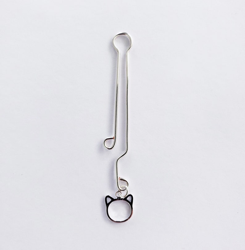 Pet Play Kitten Clitoral Clip / Labia Clip. Silver