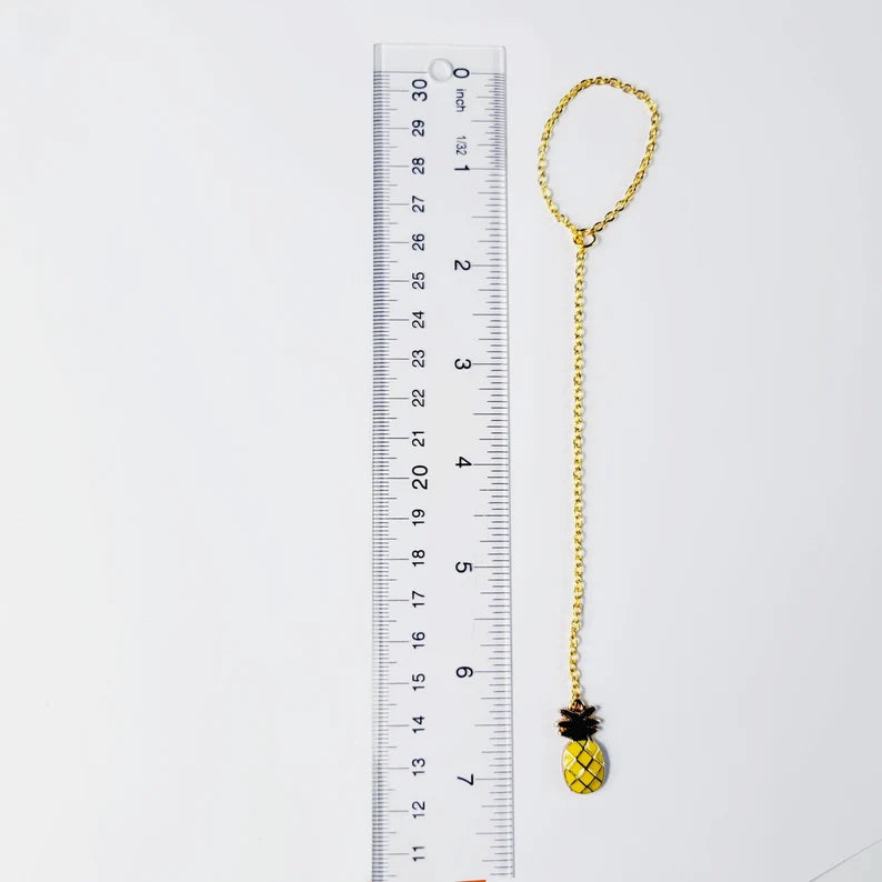 Pineapple Penis Noose, Gold. Non Piercing Cock Chain Jewelry, Lifestyle Ware.